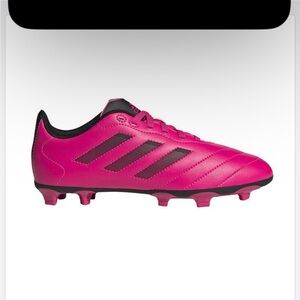 Adidas Kids Pink and Black Soccer cleats sz 11